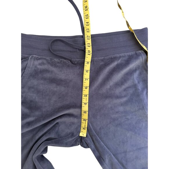 Aerie Womens Navy Velour Flared Lounge Pants Large - Picture 12 of 16